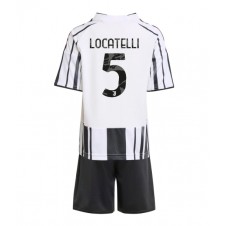 Juventus Manuel Locatelli #5 Hjemmedraktsett Barn 2025-26 Kortermet (+ korte bukser)